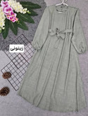 پیراهن لمیا شانتون مشکی, کرم, نسکافه ای, آبی تیره, آبی روشن, طوسی, سبز روشن, زیتونی فری 36/46