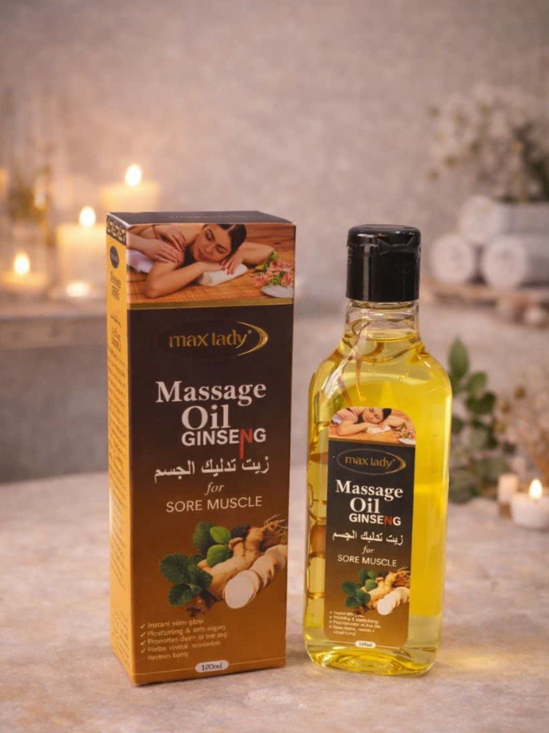روغن ماساژجنسینگ بدن اورجینال