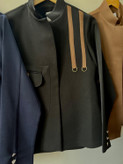کت و شلوار بهار کرپ مازراتی مشکی, سورمه ای, قهوه ای 1(36-42), 2(44-46)