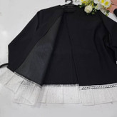 ست کت و شلوار مروارید مازراتی و تورمشکی ,فری۳۸تا۴۶ارسال ۷روز کاری