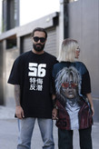 تیشرت لش چاپی 1 جنس : نخ پنبه سوپر رنگ بندی : مشکی سایز ها : 2XL, 3XL, L, XLارسال ۷روز کاری