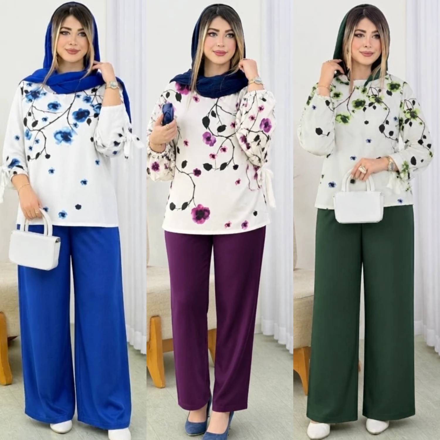 بوگاتی  نسکافه ای,  کله غازی,  سبز تیره,  بنفش,  آبی فری 36/46