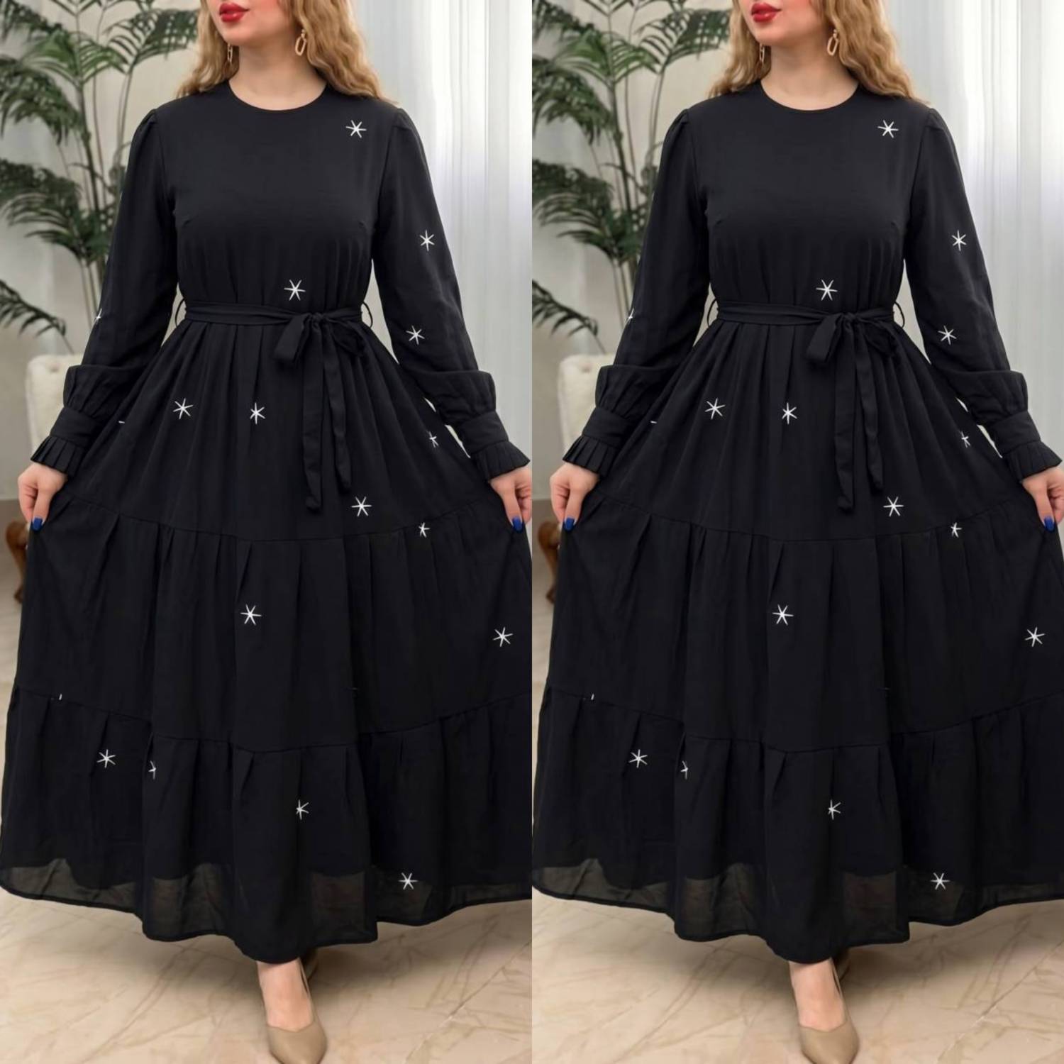 پیراهن ستاره بوگاتی   مشکی   فری 36/46