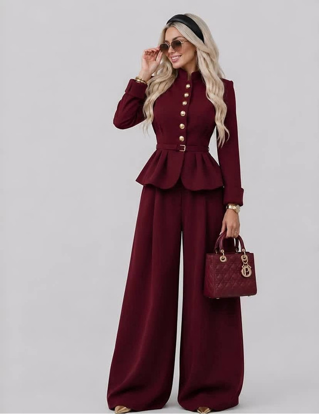 كت و شلوار مزونى سارا سوپر مازراتى وارداتی مشکی , سورمهای , قهوهای , کرم , ابی , زرشکی سایز۱ , سایز۲ 36 تا 48 سوپر مازراتى وارداتی