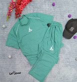 ست تیشرت شلوار بیسکویتی نسکافه - آبی - سدری - مشکی - سبزابی - سرمه - طوسی - ⚜️ سایز ها : xl - 2xl - ارسال ۷روز کاری