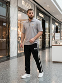 ست مجلل تیشرت کبریتی فوووول طوسی, مشکی, یشمی, پسته ای سایز ها : Xxl, Xxl, Xxxl .