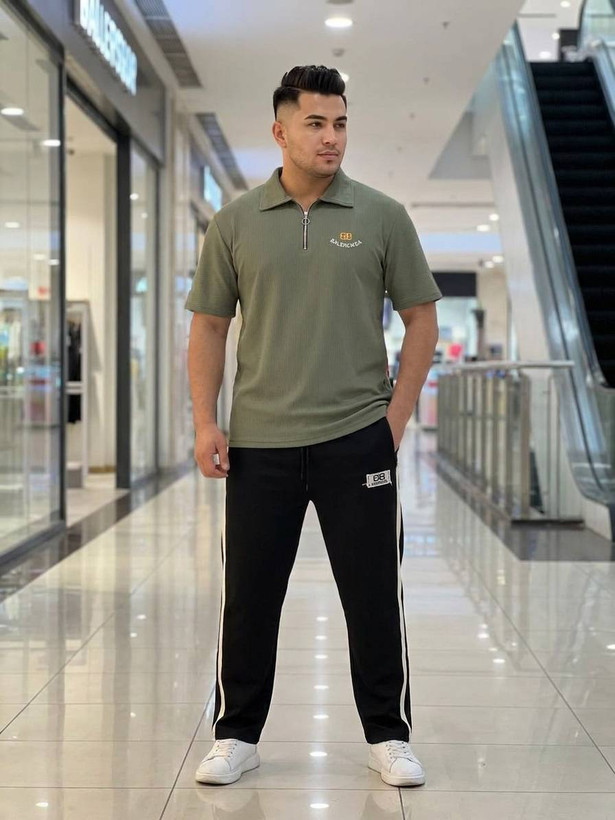 ست مجلل تیشرت کبریتی فوووول طوسی, مشکی, یشمی, پسته ای سایز ها : Xxl, Xxl, Xxxl .