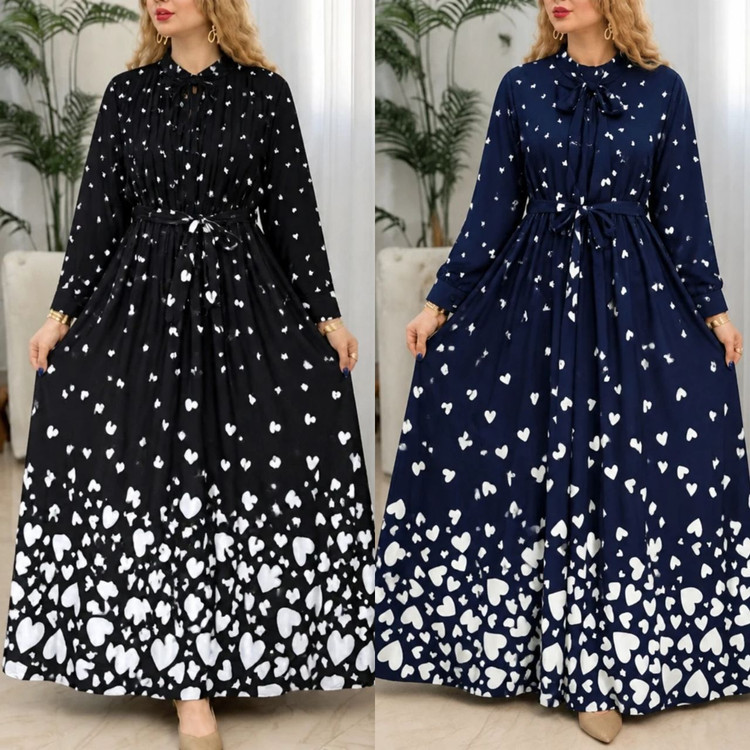 پیراهن سوگل جنس : بوگاتی با کیفیت رنگ بندی : مشکی, سورمه ای سایز ها : فری 36/46ارسال ۷روز کاری