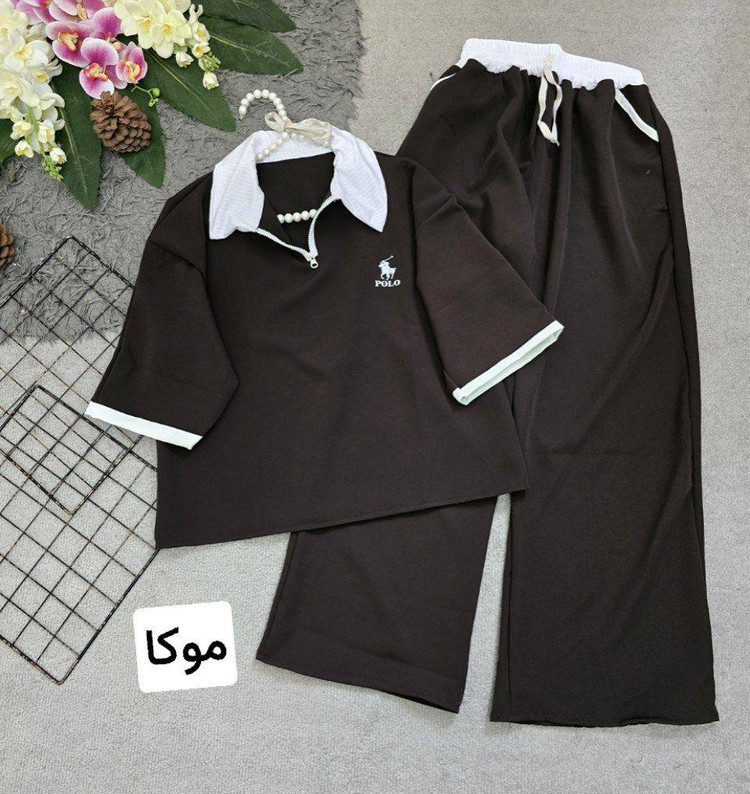 ست سیندخت مازراتی با کیفیت رنگ بندی : مشکی, سورمه ای, شکلاتی, موکا سایز ها : فری 36/46ارسال ۷روز کاری