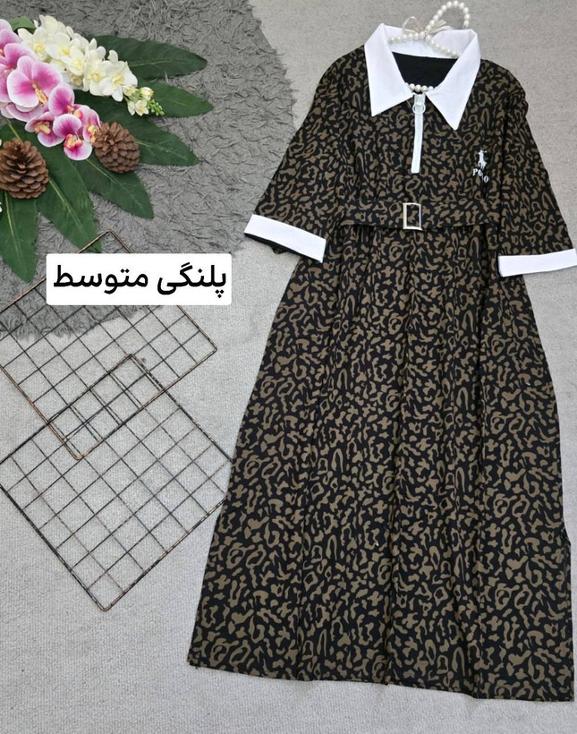 مدل آلما جنس تنسل پلنگی روشن, پلنگی تیره, پلنگی متوسط فری 36/46 قد کار حدود ۱۳۰ کمربند از جنس لباس دارد ارسال ۷روز کاری