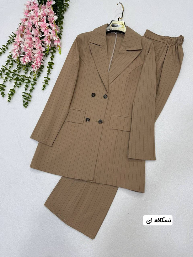 کت شلوار مهرو 📋 توضیحات: سایز ها : 1, 2, 3, 4 🌺سایز ها: یک 38تا 40 دو 42تا 44 سه 44تا 48 چهار 50تا 52 ارسال ۷روز کاری