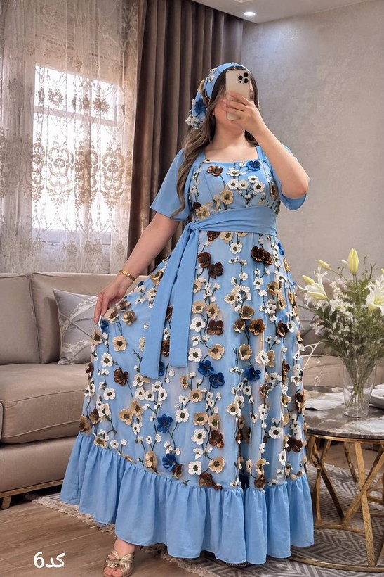 ست دوتیکه مرمر قد 140دارای کمربند ندازه مینی اسکارف 70*70ارسال فوری نخی خرجکار مازراتی کد3 - کد6 - کد2 - کد4 - کد5 - کد1 سایز ها: فری ۳۸تا۴۶