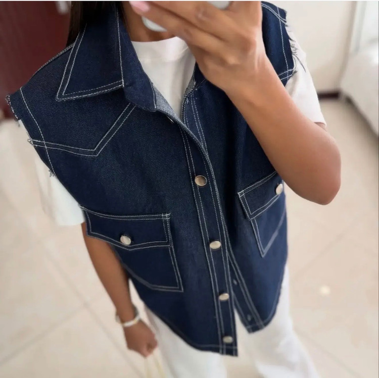 وست مزونی بهار جین ترک اصل ژورنال قدکار۶۰ دورسینه۱۱۸ فری۳۸تا۴۶ دوخت برش مزونی کیفیت تضمینی ارسال چهار تا پنج روزکاری بعد ثبت 
