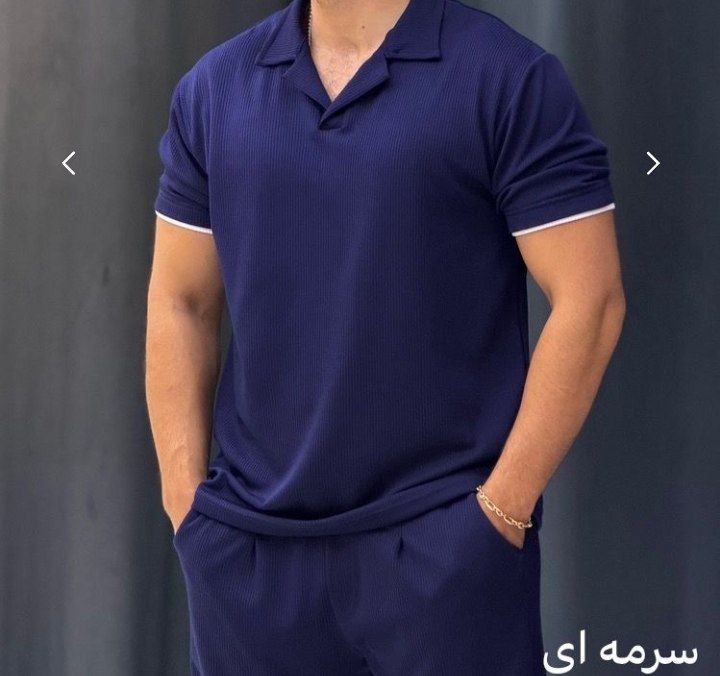 ست مردانه پلوشرت ست کامل پولوشرت و شلوار تقدیمتون  پارچه مراکش ریزشی  دوخت شرکتی   از لارج تا ۳ایکس لارج ارسال ۷روز کاری