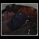 ست تیشرت شلوار جلودکمه مردانه فیتیلهای رنگ مشکی, سورمه ای, طوسی, شکلاتی سایز ها : 2XL, L, XL ارسال ۷روز کاری