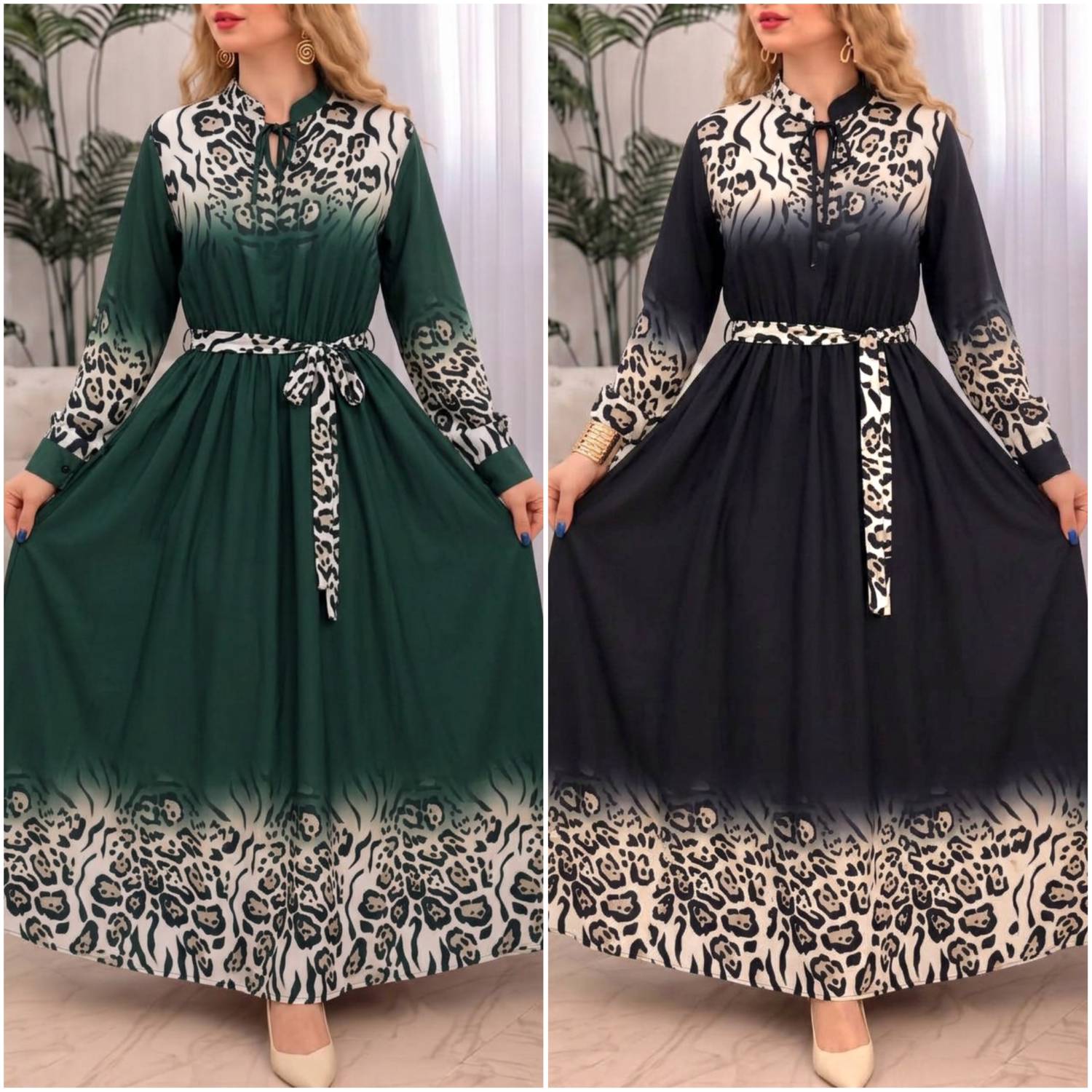 پیراهن شیلا  بوگاتی درجه یک سبز,  مشکی دودی سایز ها :  فری38_46ارسال ۷روز کاری