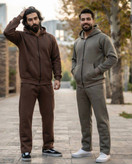 ست سوئیشرت شلوار مردانه جنس : تو کرکی رنگ بندی : مشکی, سورمه ای, طوسی, سبز, شکلاتی فری سایز ارسال ۷روز کاری