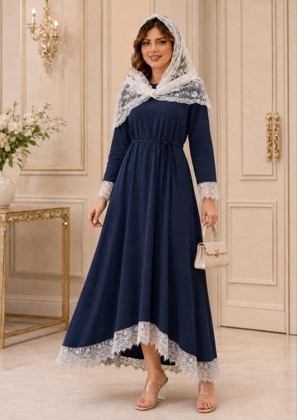 پیراهن بلند آیناز جنس : مازراتی و تور ابریشم دانتل رنگ بندی : مشکی, شکلاتی, نسکافه ای, کرمی, زرشکی, سورمه ای, سبز, بنتون, آبی سایز ها : فری سایز تا46 ارسال ۷روز کاری