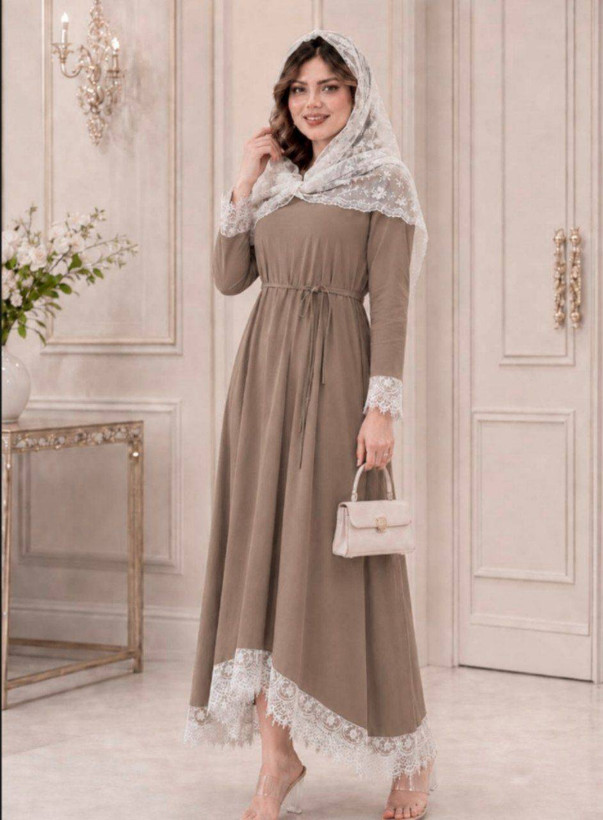 پیراهن بلند آیناز جنس : مازراتی و تور ابریشم دانتل رنگ بندی : مشکی, شکلاتی, نسکافه ای, کرمی, زرشکی, سورمه ای, سبز, بنتون, آبی سایز ها : فری سایز تا46 ارسال ۷روز کاری